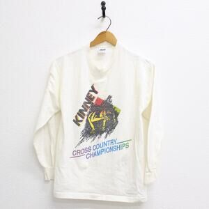 Vintage Kinney Cross Country Championships Long Sleeve T Shirt Medium